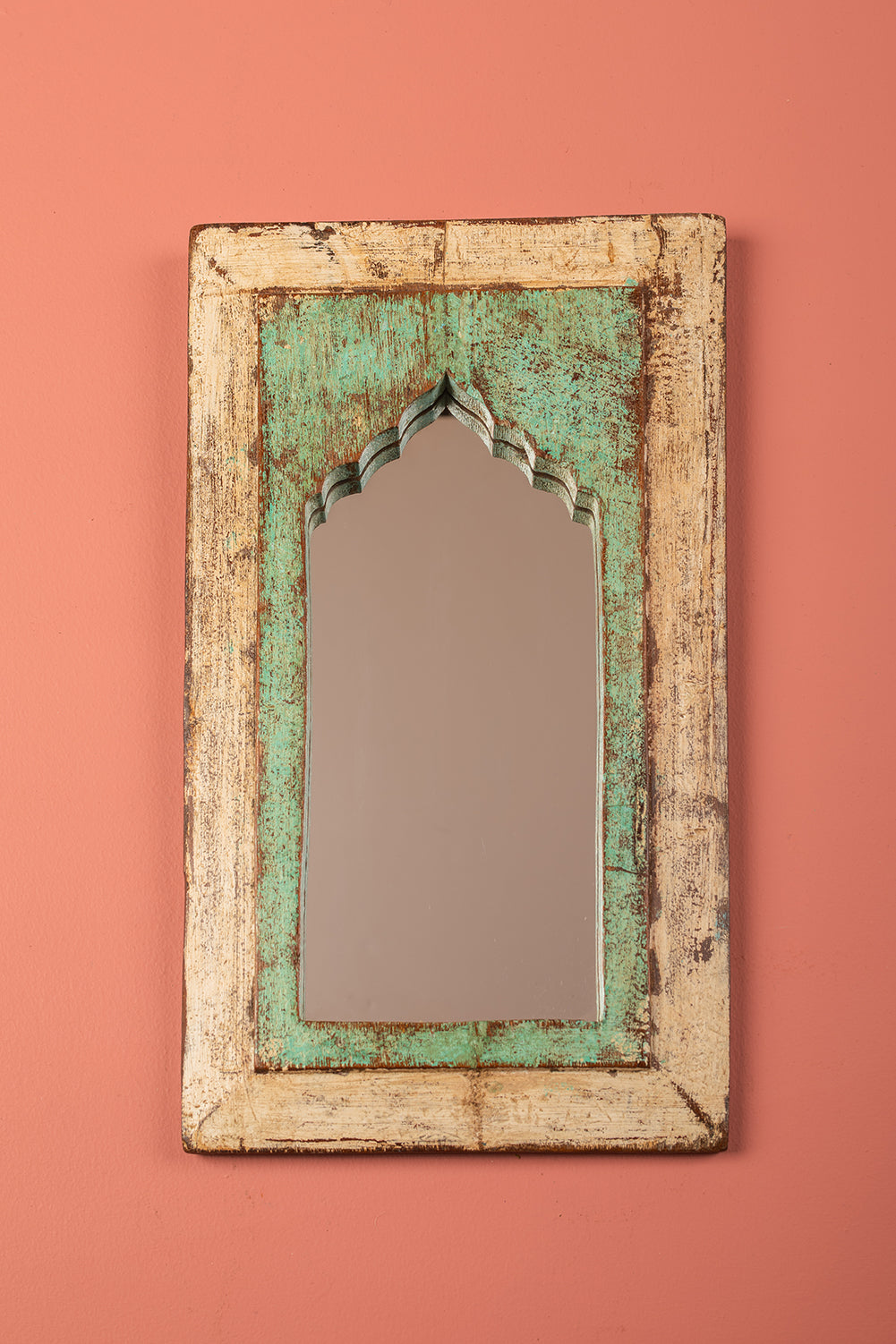 Vintage Wooden Mirror - 1104