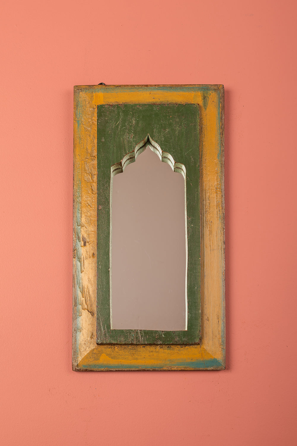 Vintage Wooden Mirror - 1111