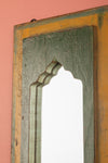 Vintage Wooden Mirror - 1111