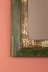 Vintage Wooden Mirror - 1117