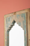 Vintage Wooden Mirror - 1118