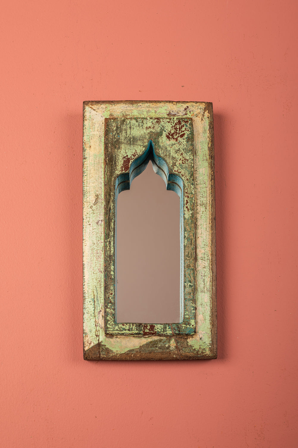 Vintage Wooden Mirror - 1120