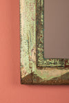 Vintage Wooden Mirror - 1120