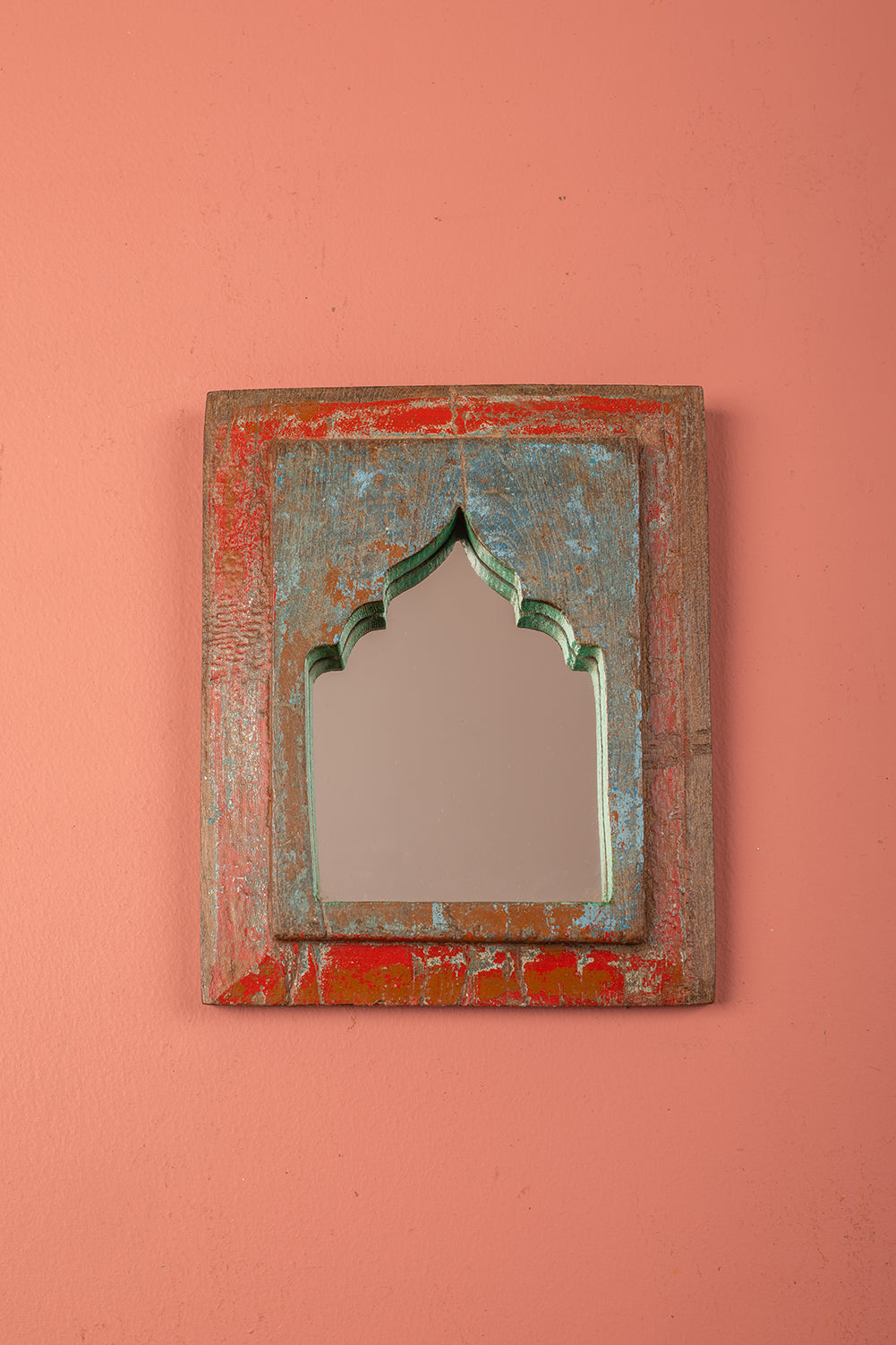Vintage Wooden Mirror - 1122