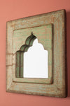 Vintage Wooden Mirror - 1124