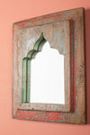 Vintage Wooden Mirror - 1127
