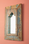 Vintage Wooden Mirror - 1129