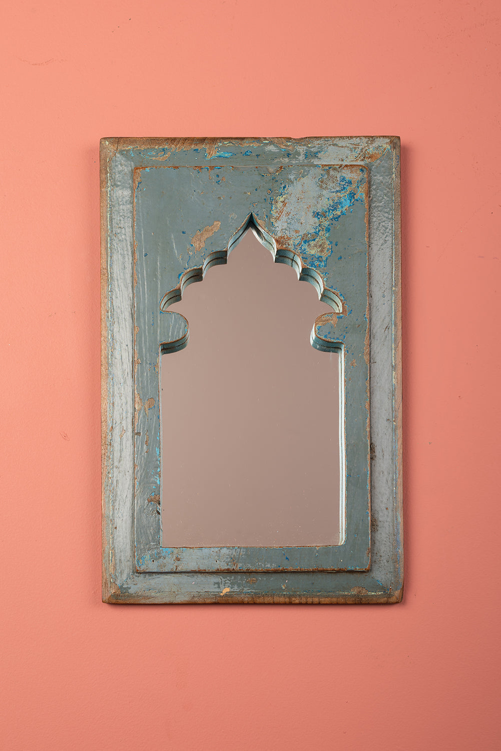 Vintage Wooden Mirror - 1136