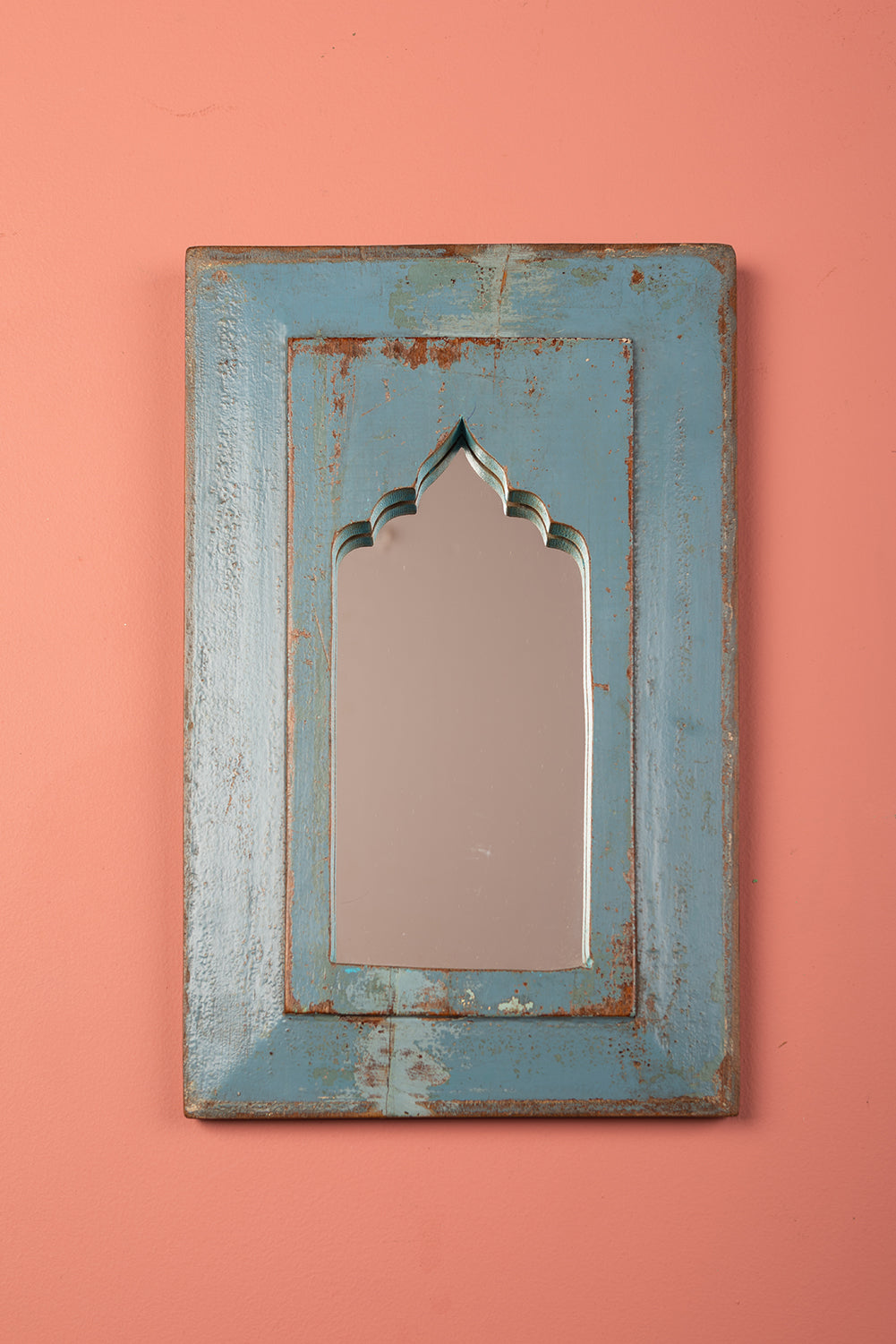 Vintage Wooden Mirror - 1138