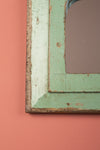 Vintage Wooden Mirror - 1139