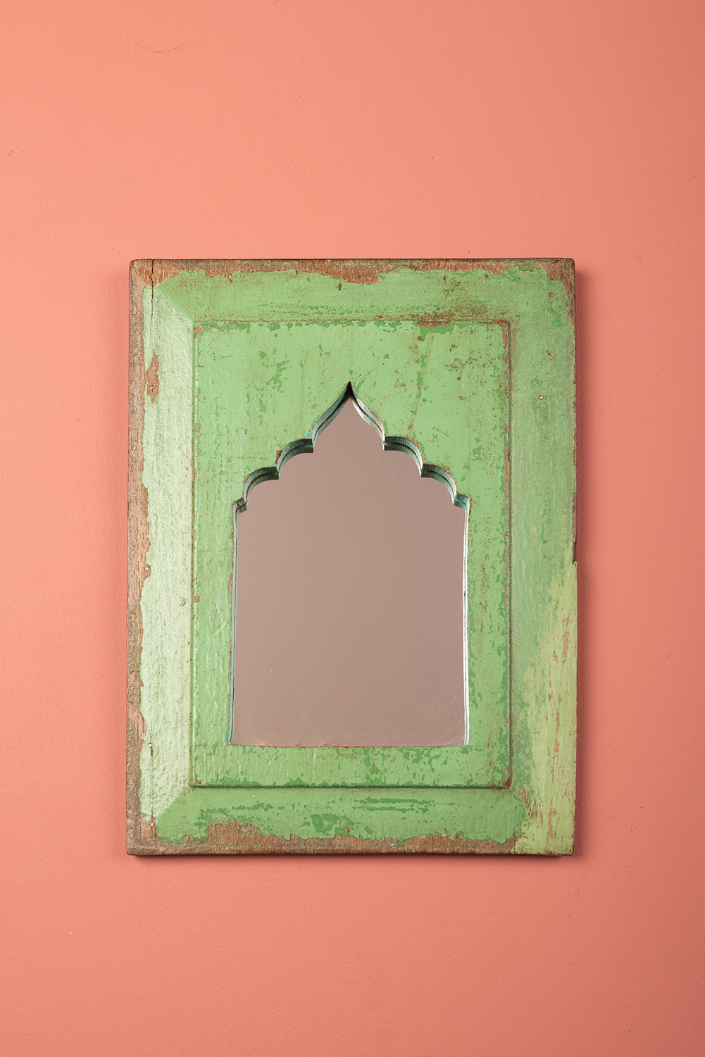 Vintage Wooden Mirror - 1146