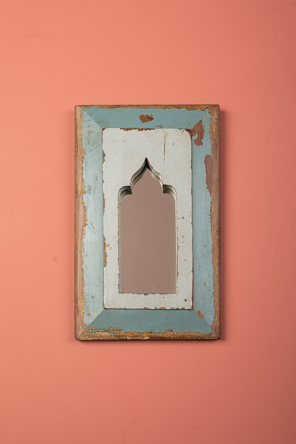 Vintage Wooden Mirror - 1155