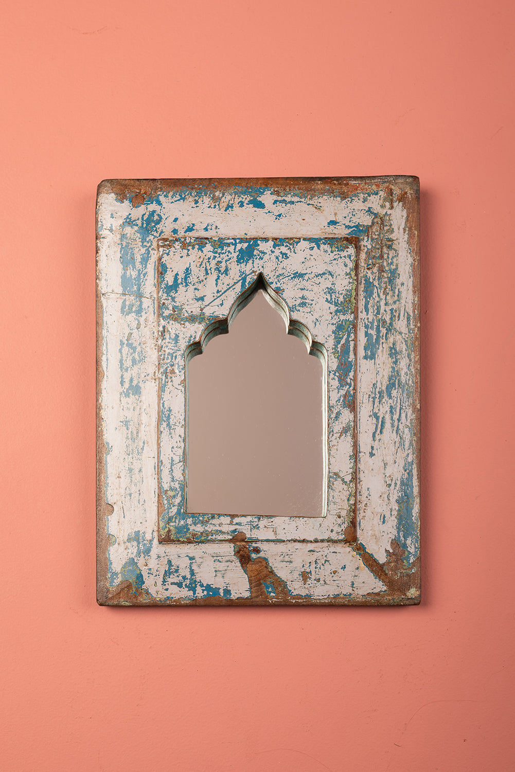Vintage Wooden Mirror - 1158
