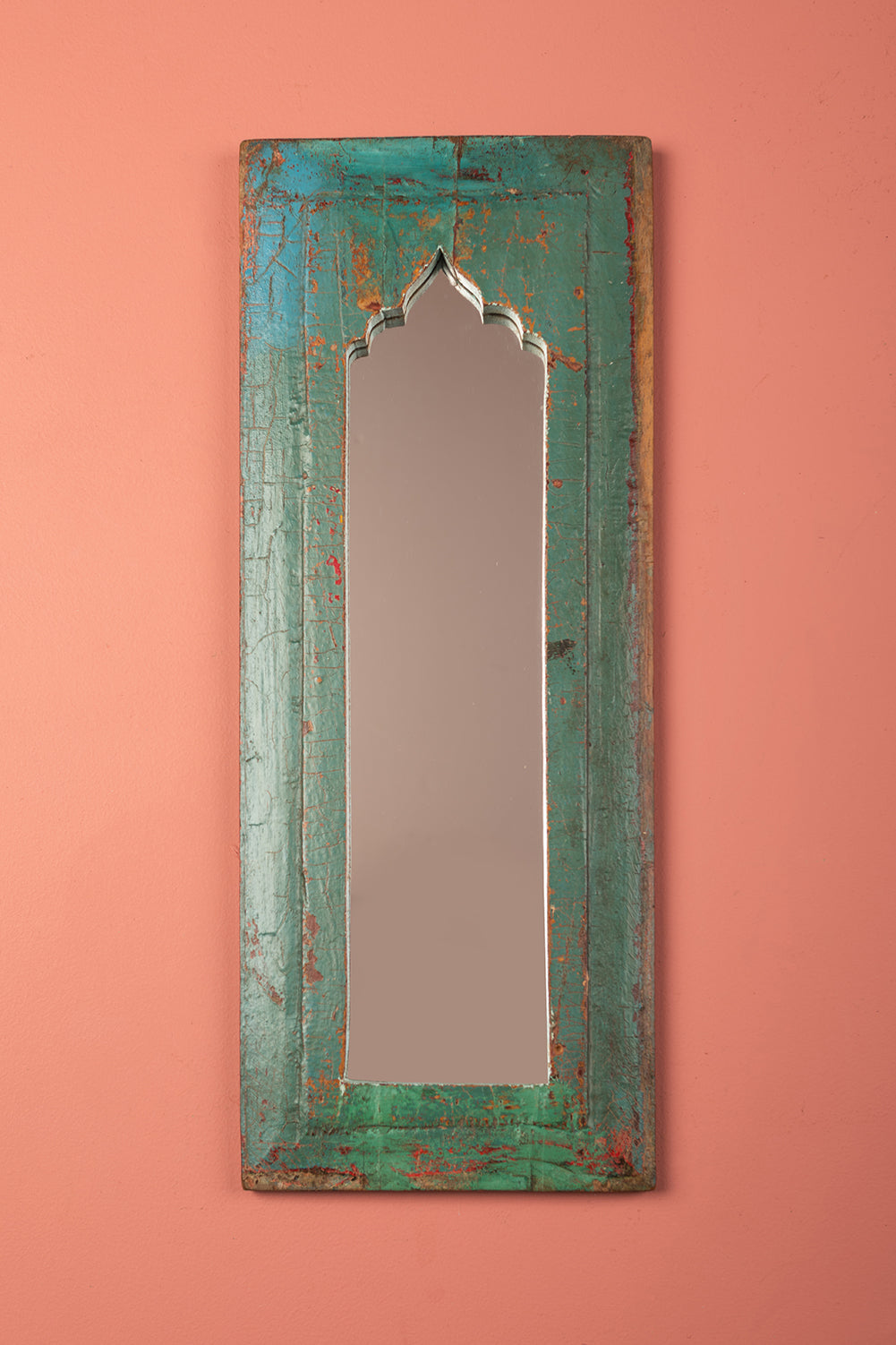 Vintage Wooden Mirror - 1163