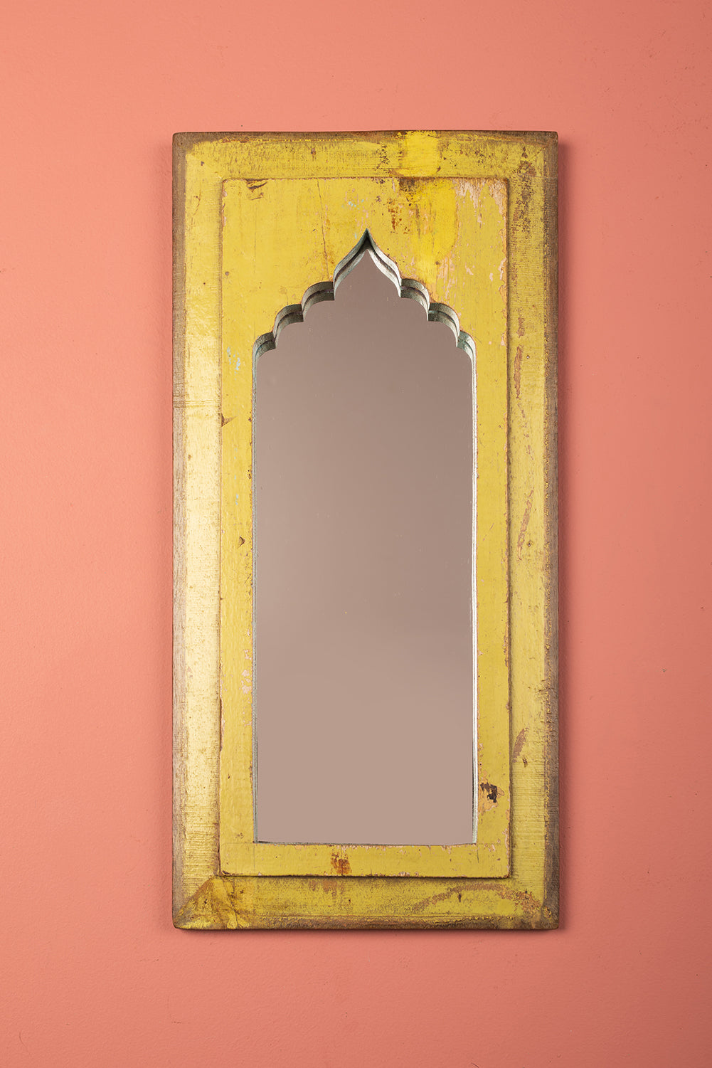 Vintage Wooden Mirror - 1164