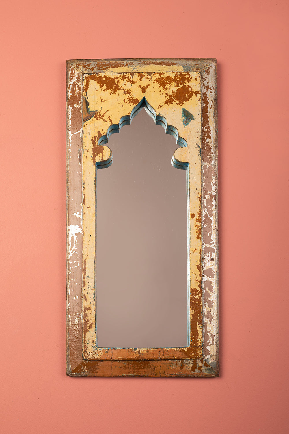 Vintage Wooden Mirror - 1166