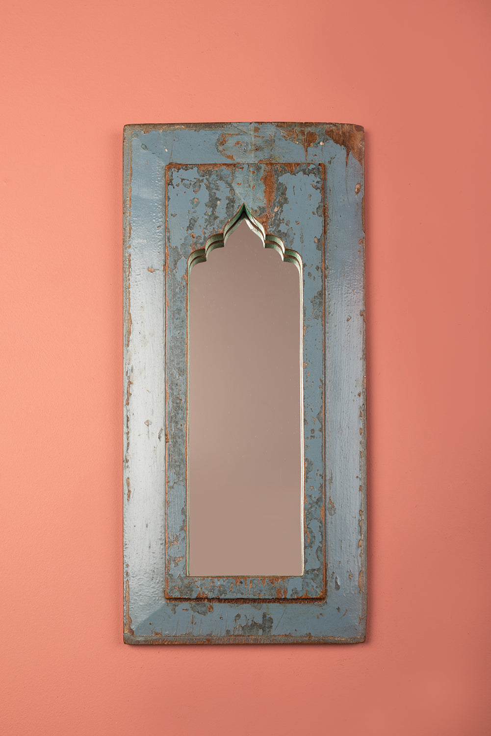 Vintage Wooden Mirror - 1171