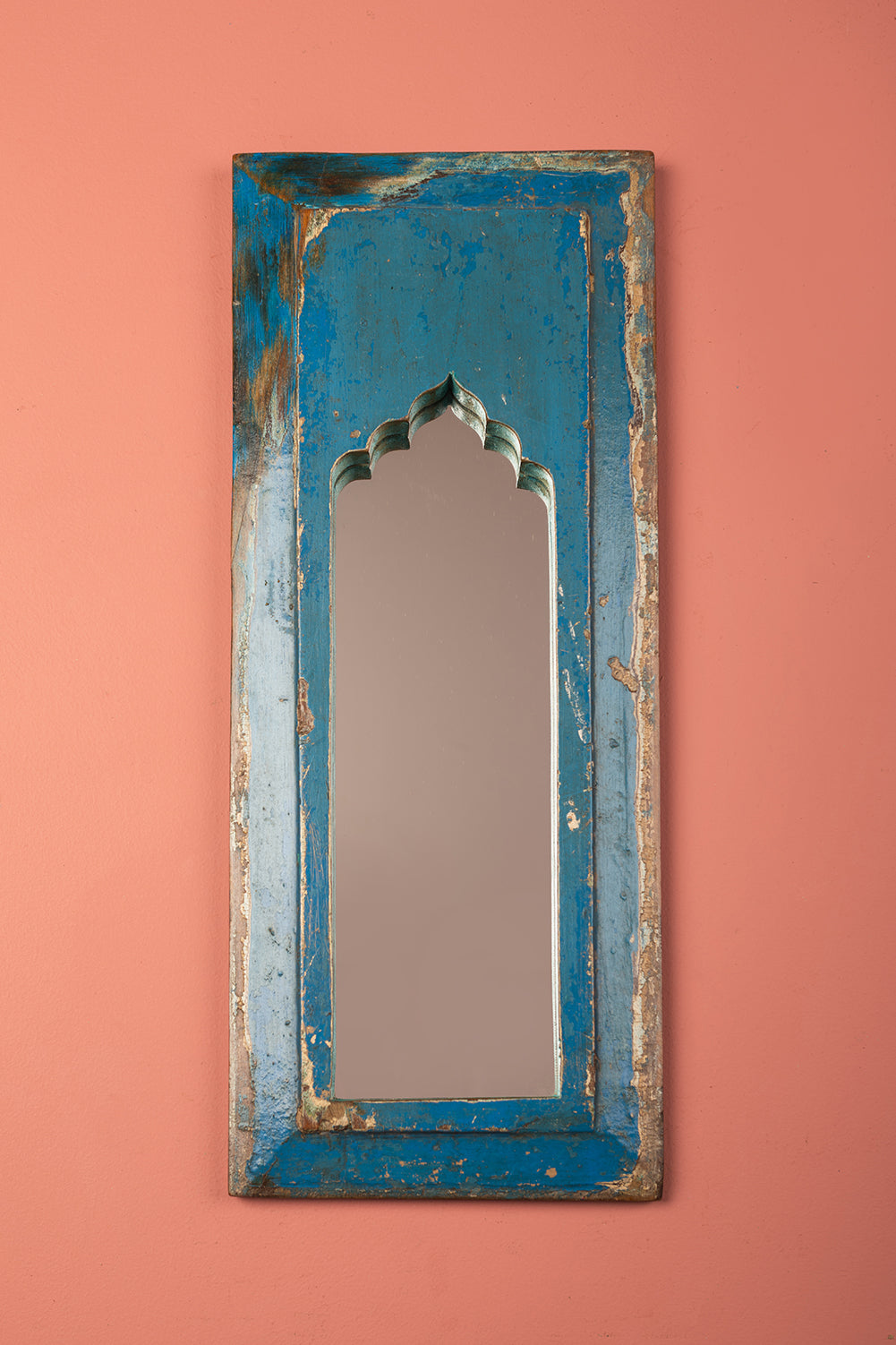 Vintage Wooden Mirror - 1174
