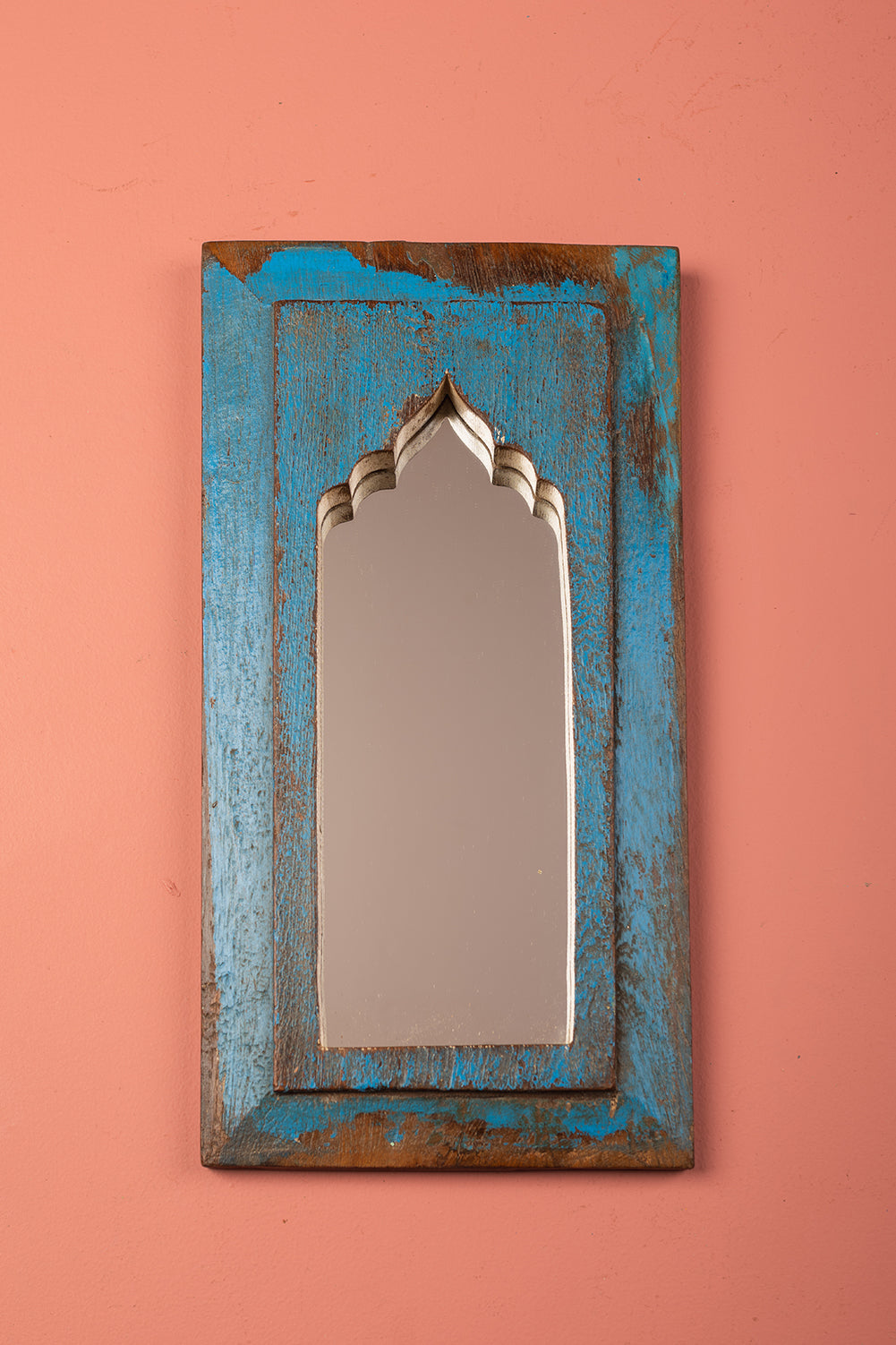 Vintage Wooden Mirror - 1178