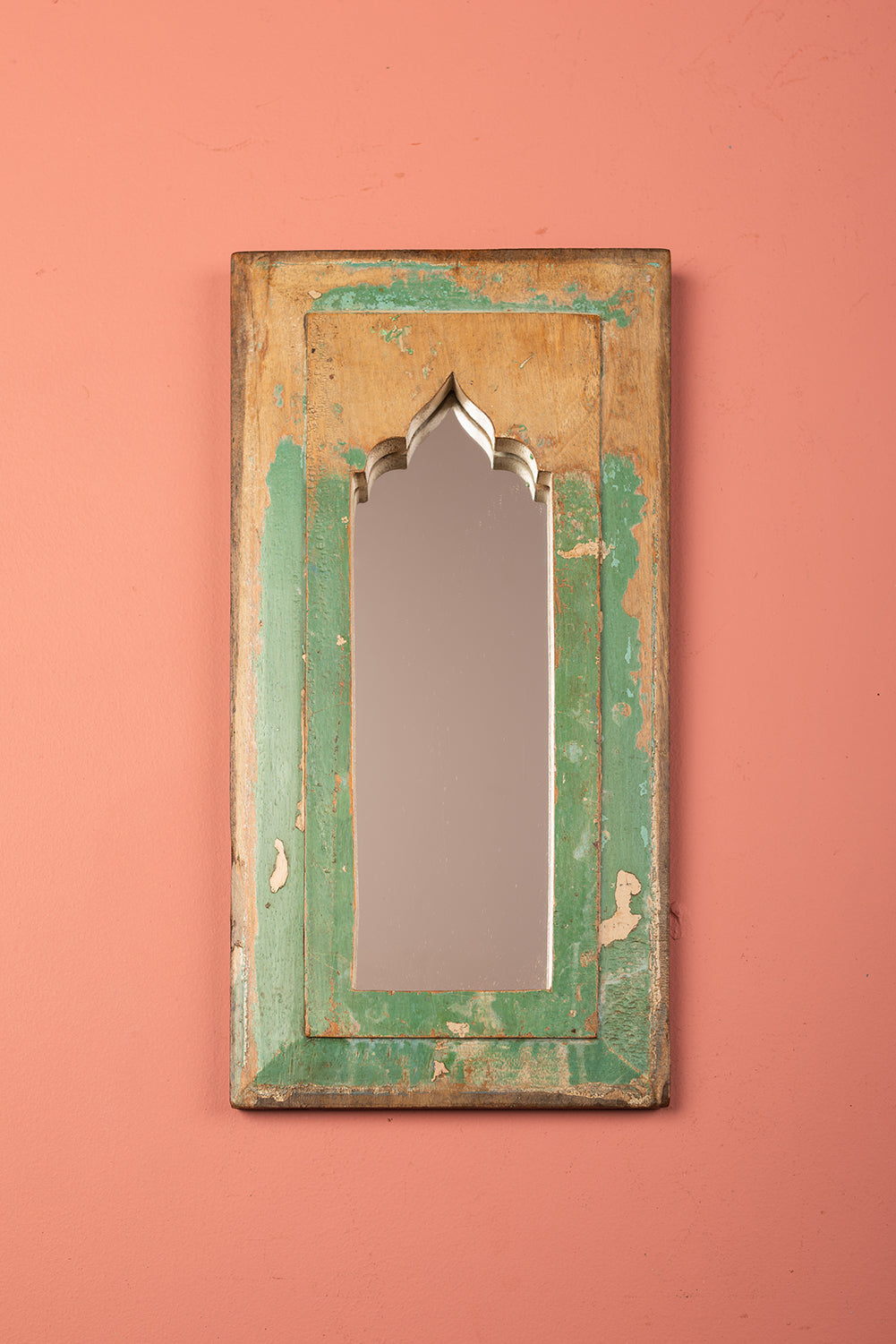 Vintage Wooden Mirror - 1180