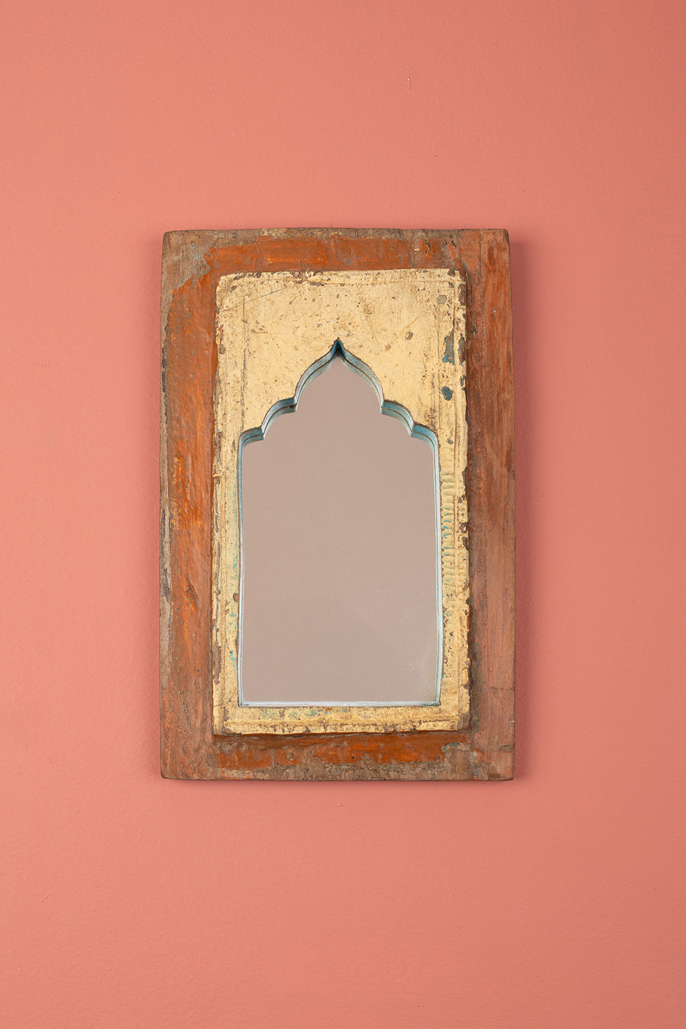 Vintage Wooden Mirror - 1245