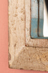 Vintage Wooden Mirror - 1248