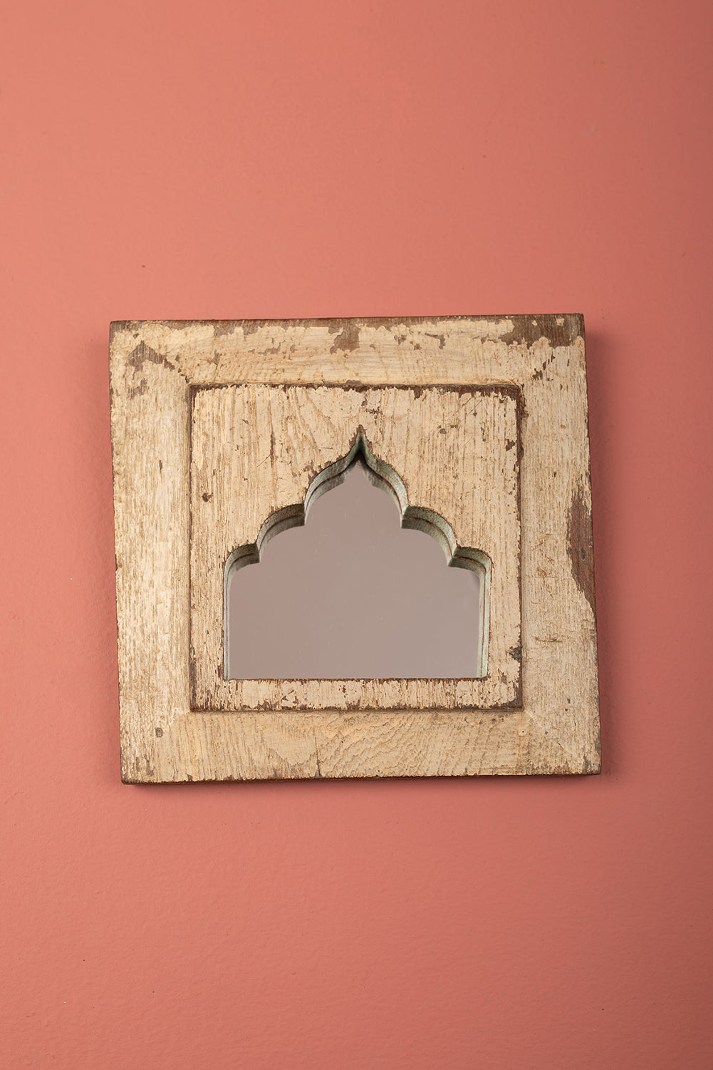 Vintage Wooden Mirror - 1256