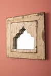 Vintage Wooden Mirror - 1256