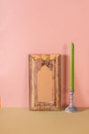Vintage Wooden Mirror - 761