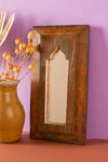 Vintage Wooden Mirror - 878