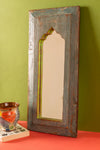 Vintage Wooden Mirror - 892