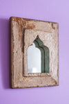 Vintage Wooden Mirror - 978