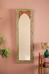 Highly Decorative Arched Full Length Mirror with Mehandi Work