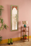 Highly Decorative Arched Full Length Mirror with Mehandi Work