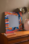 Tufted Cotton Wall Mirror