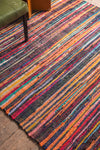 Recycled Large Multi-Coloured Rag Rug