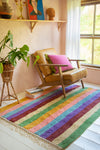 Beryl Striped Recycled Cotton Rug