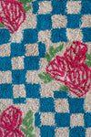 Dakota Rose Chequered Recycled Cotton Rug