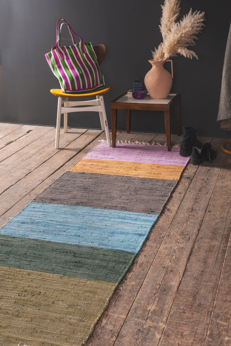 Multi-Coloured Rag Rug | Various Sizes Available – Ian Snow Ltd