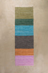 Earth Tones Striped Recycled Runner Rug