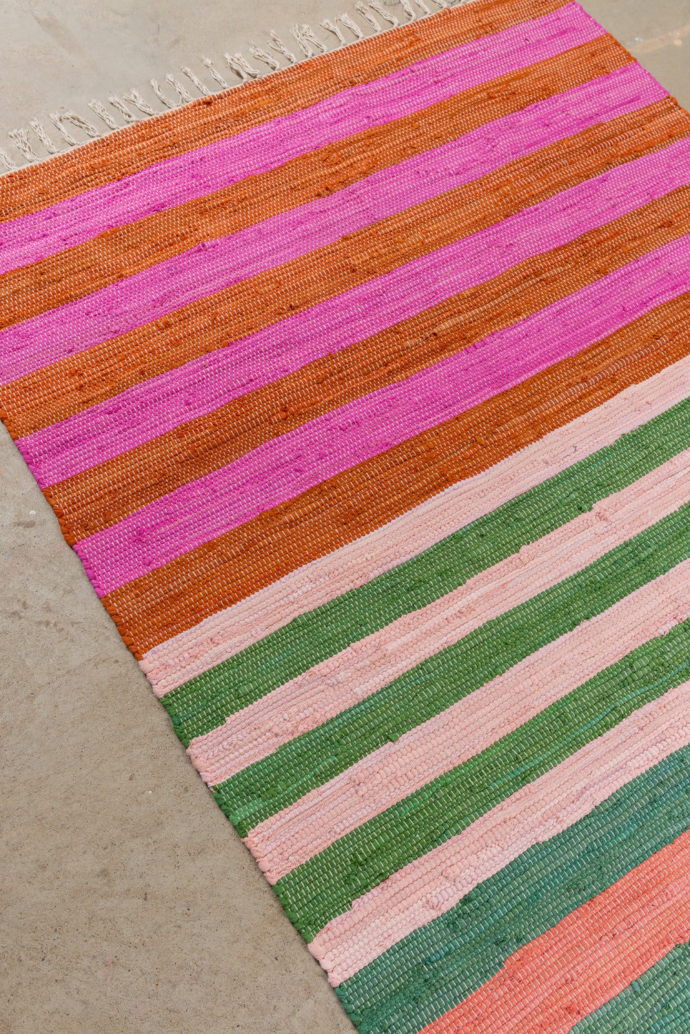 Multi-Coloured Rag Rug | Various Sizes Available – Ian Snow Ltd