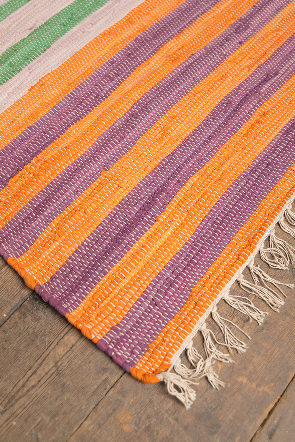 Multi-Coloured Rag Rug | Various Sizes Available – Ian Snow Ltd