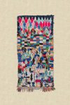 Vintage Moroccan Boucherouite Rug 220x105cm - (03)