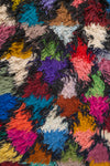 Vintage Moroccan Boucherouite Tufted Triangle Rug 155x380cm - (07)