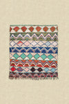 Vintage Moroccan Muted Tones Boucherouite Rug 135x165cm - (14)