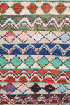 Vintage Moroccan Muted Tones Boucherouite Rug 135x165cm - (14)