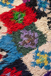 Vintage Moroccan Multi Check Boucherouite Rug 120x225cm - (17)