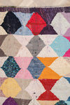 Vintage Moroccan Flat Weave Boucherouite Rug 150x280cm - (25)