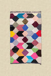 Vintage Moroccan Flat Weave Boucherouite Rug 150x265cm - (27)