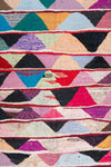 Vintage Moroccan Flat Weave Boucherouite Rug 140x270cm - (29)